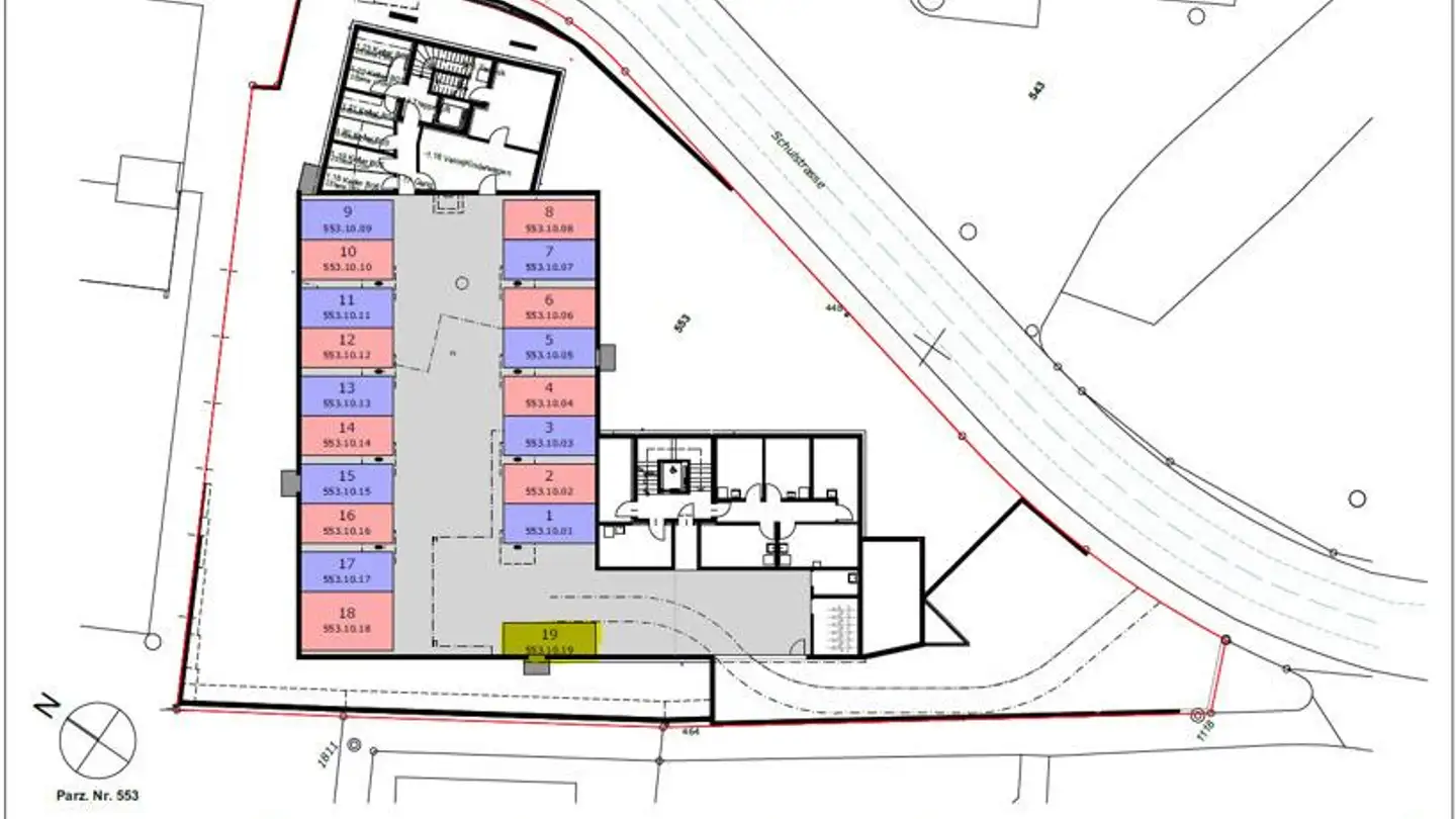 Tiefgaragenstellplatz kaufen - Schulstrasse 2, 5621 Zufikon - Foto 3