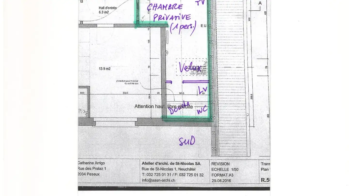 Möblierte Wohnung mieten - Rue Des Pralaz, 2034 Peseux - Foto 3