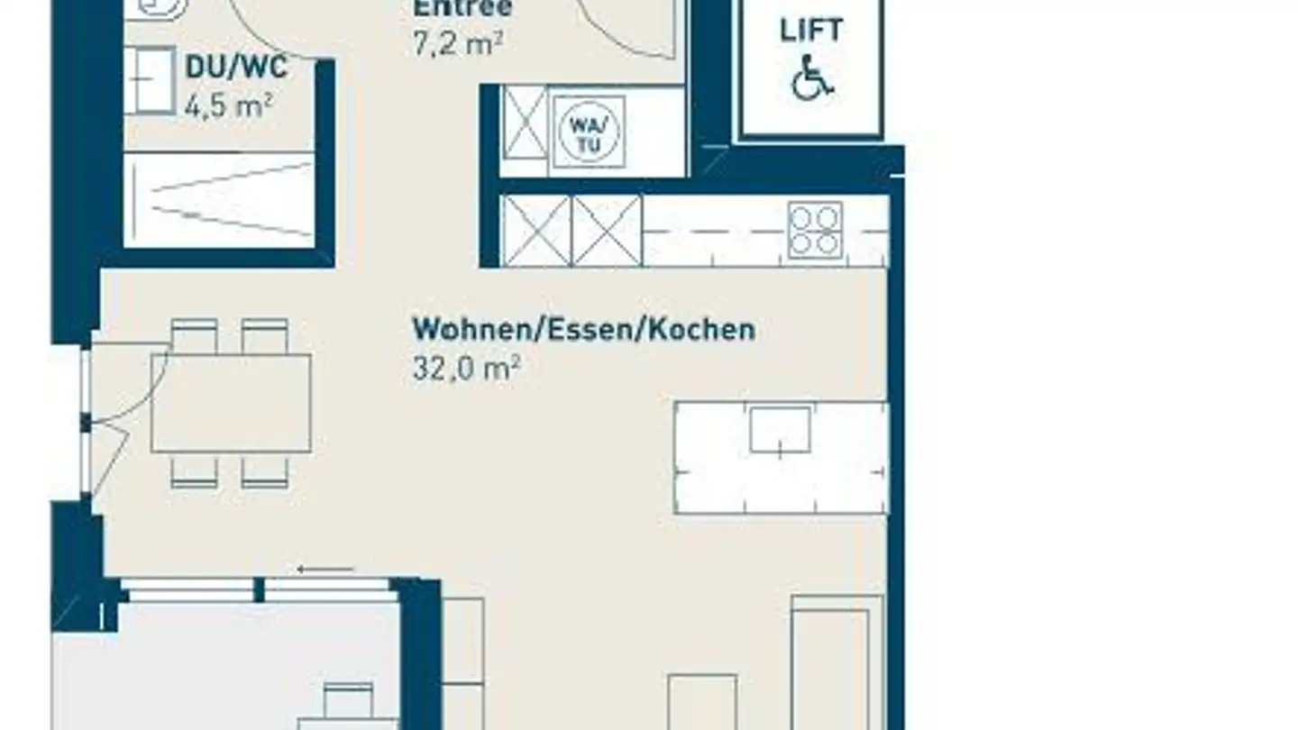 Apartment for rent - Unterfeldstrasse 49, 5722 Gränichen - Photo 2