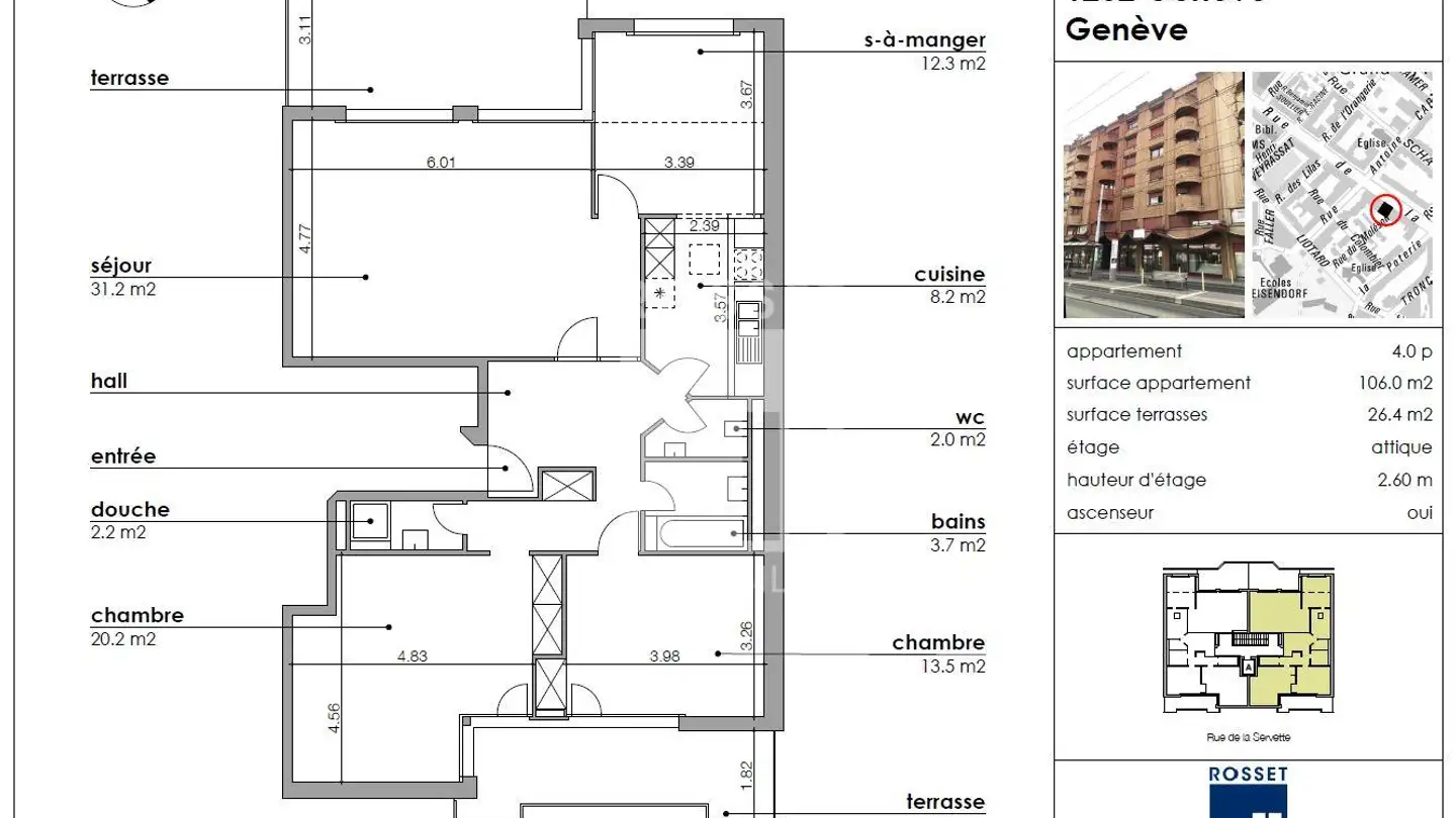 Wohnung mieten - Rue De La Servette 59, 1202 Genève - Foto 3
