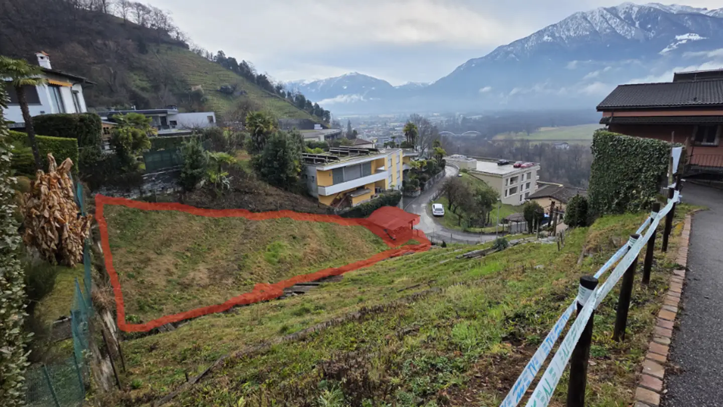 Constructible plot for sale - 6596 Gordola