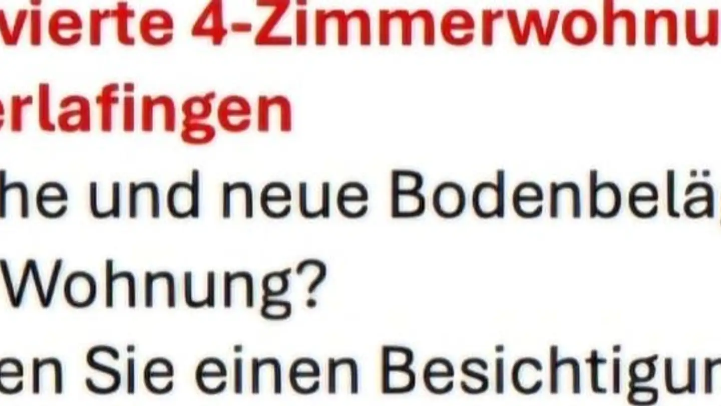 Appartement à louer - 4564 Obergerlafingen