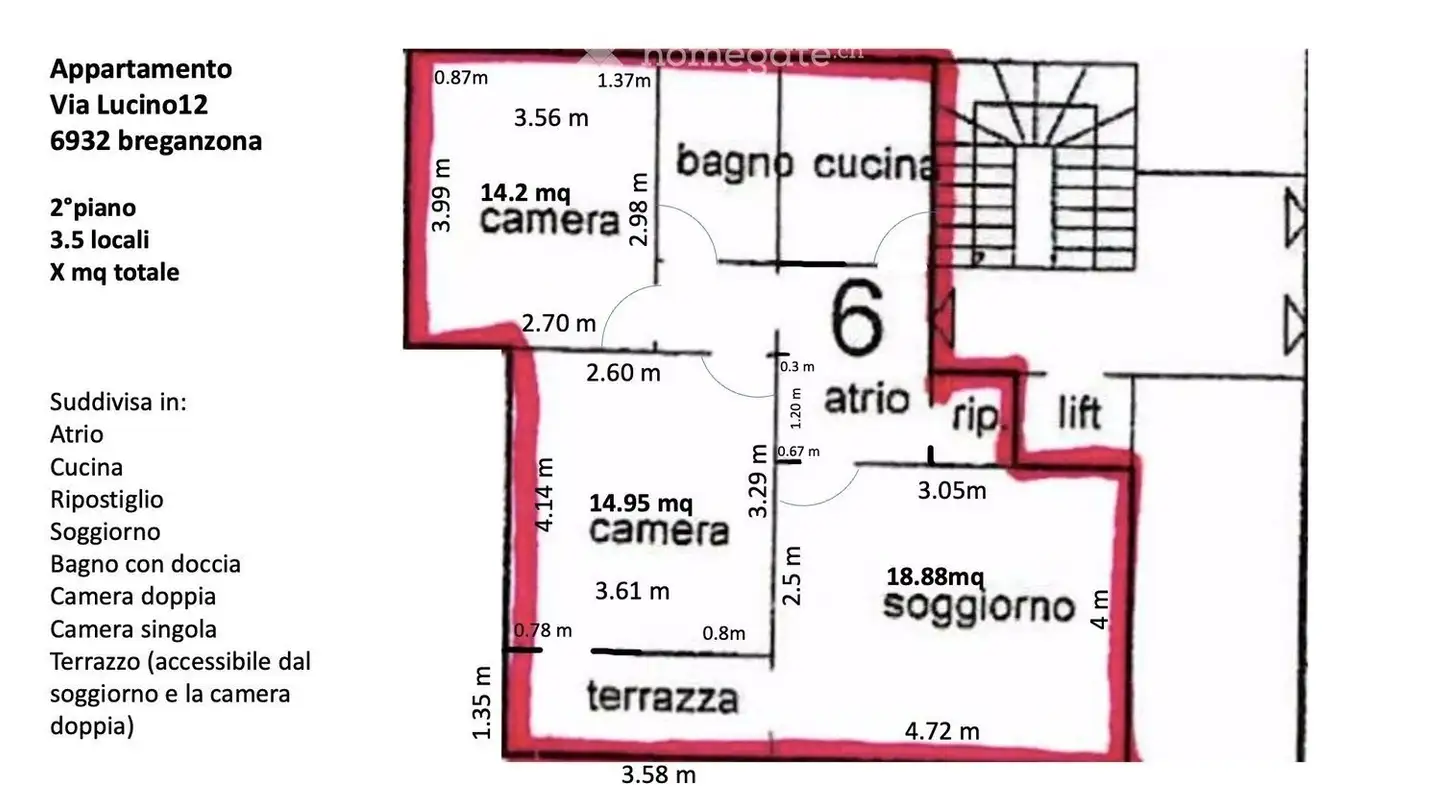 Appartamento in affitto - Via Lucino 12, 6932 Breganzona - Foto 4