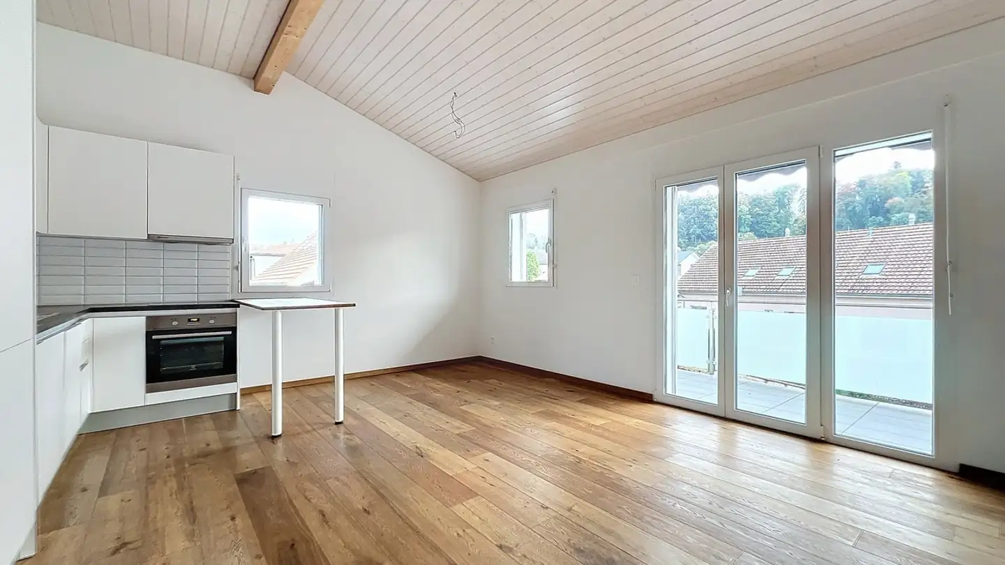 Attic flat for rent - Les Arbognes, 1774 Cousset - Photo 3