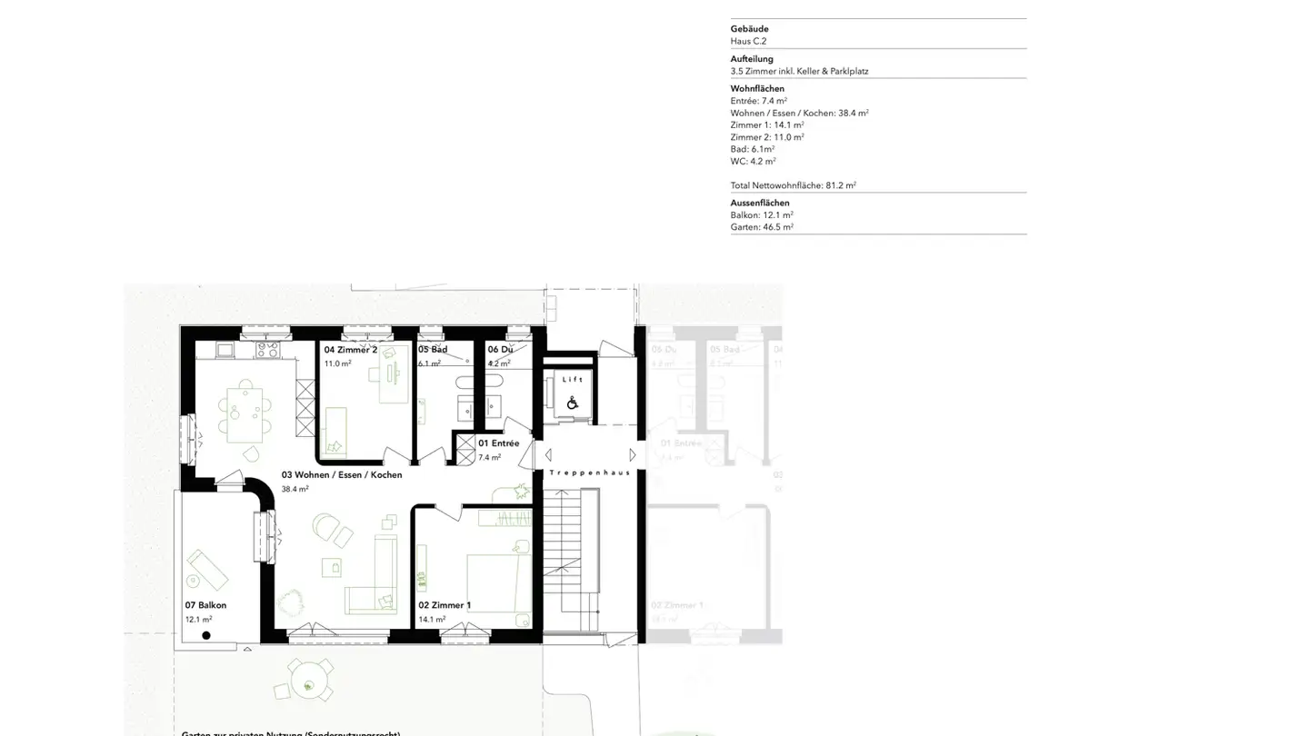 Wohnung kaufen - Neumattstrasse 12, 3127 Mühlethurnen - Foto 2