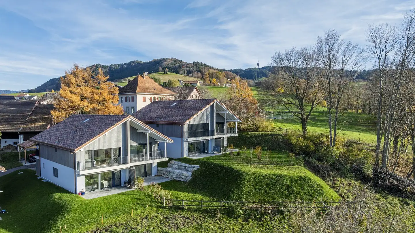 Maison jumelle à vendre - Route de la Glâne 3a, 1695 Villarlod