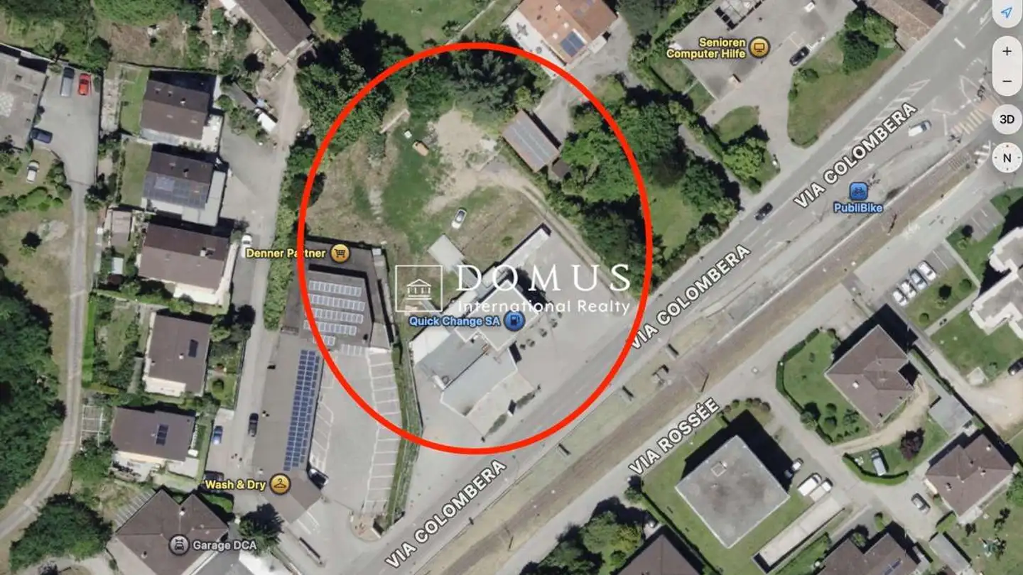 Constructible plot for sale - Via Colombera, 6987 Caslano
