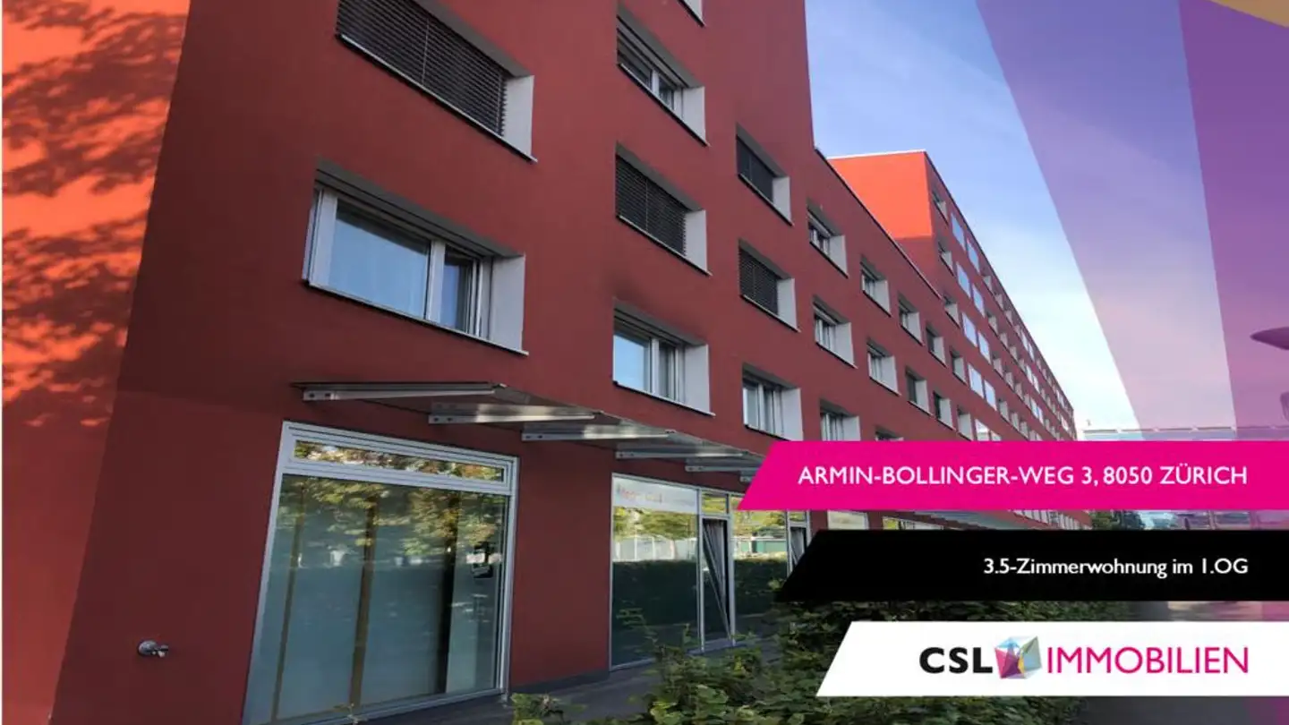 Appartement à louer - Armin-Bollinger-Weg 3, 8050 Zürich