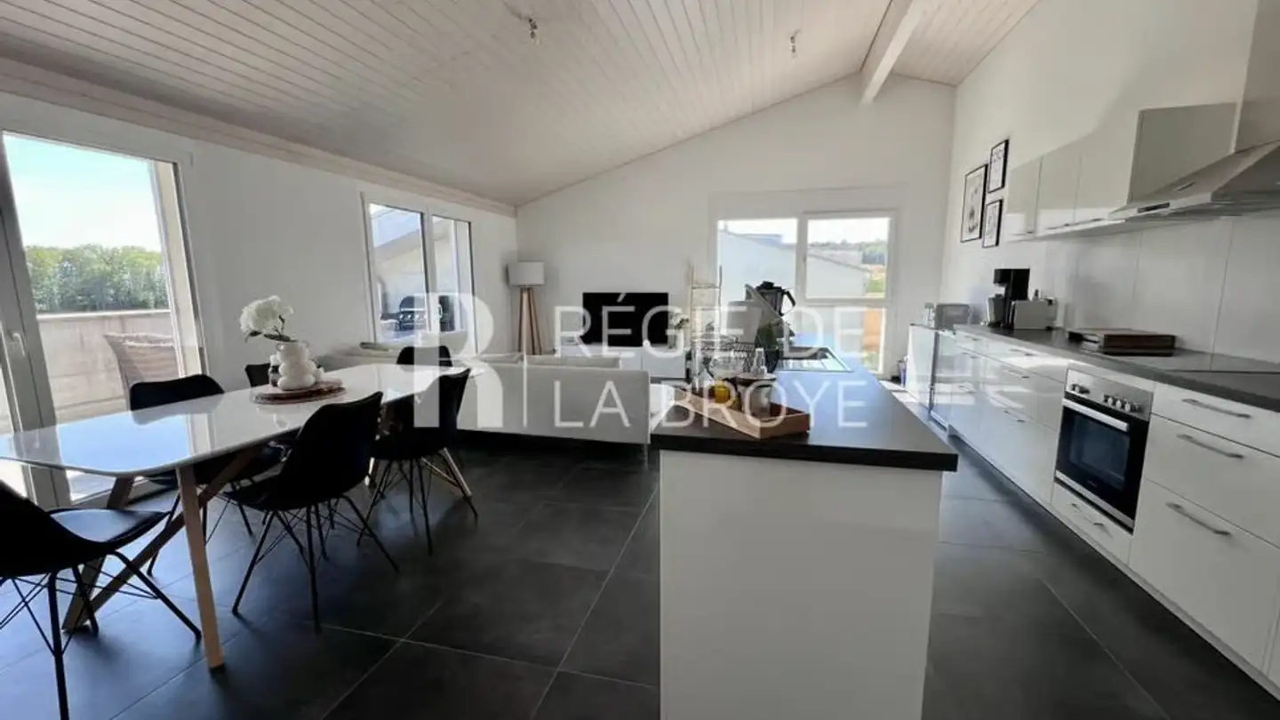 Wohnung mieten - Chemin De La Biolleyrette 6, 1532 Fétigny - Foto 2
