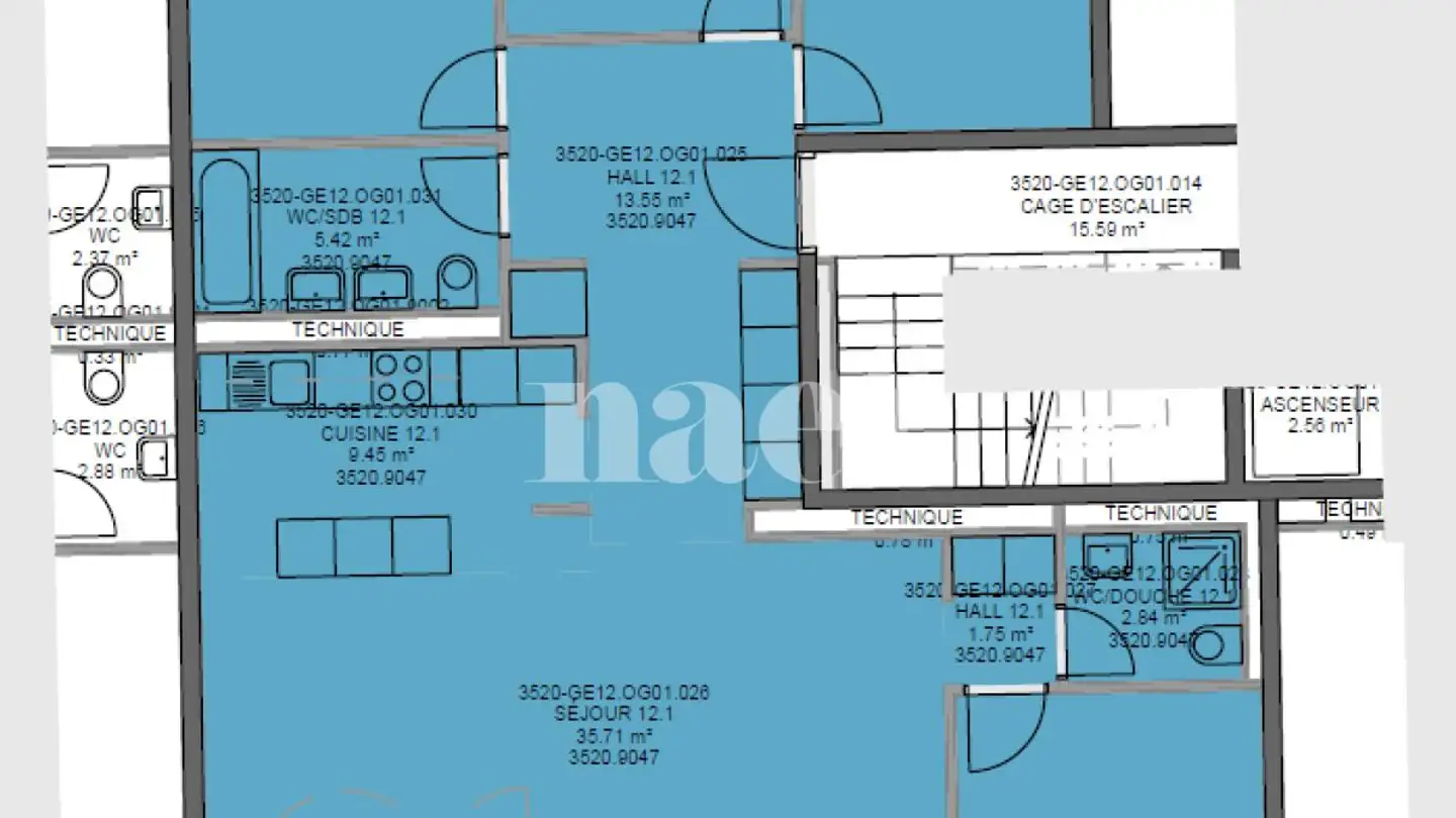 Wohnung mieten - Rue Du Crêt Taconnet 12, 2000 Neuchâtel