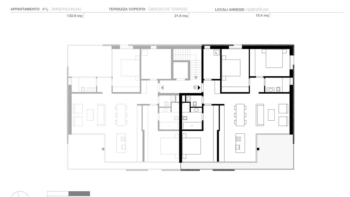 Attico in affitto - Via Giovanni Serodine, 6612 Ascona - Photo 4