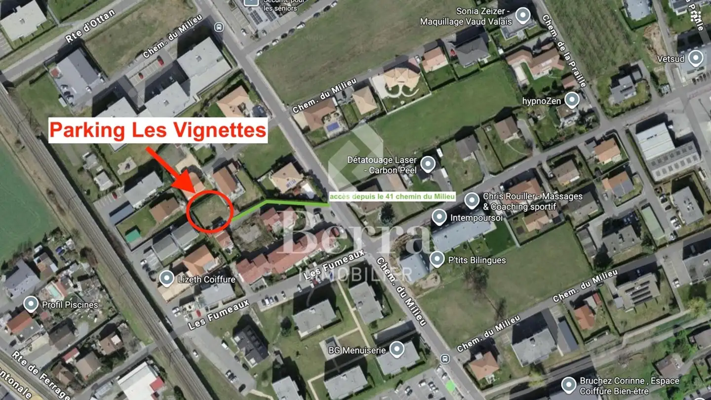 Outdoor parking space for rent - Chemin Du Milieu, 1920 Martigny