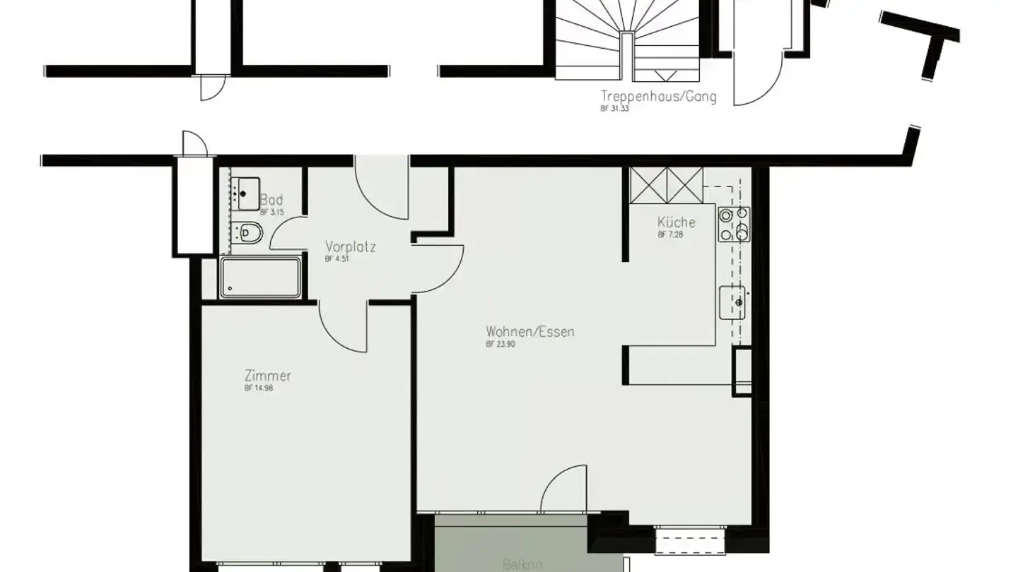 Wohnung mieten - Rheinfelderstrasse 3, 4058 Basel - Foto 4