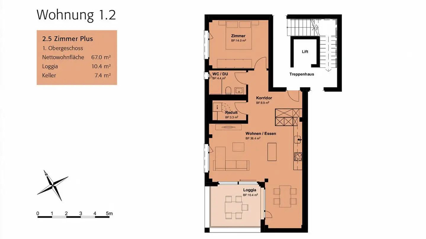 Wohnung mieten - Ischenstrasse 2, 6376 Emmetten - Foto 4