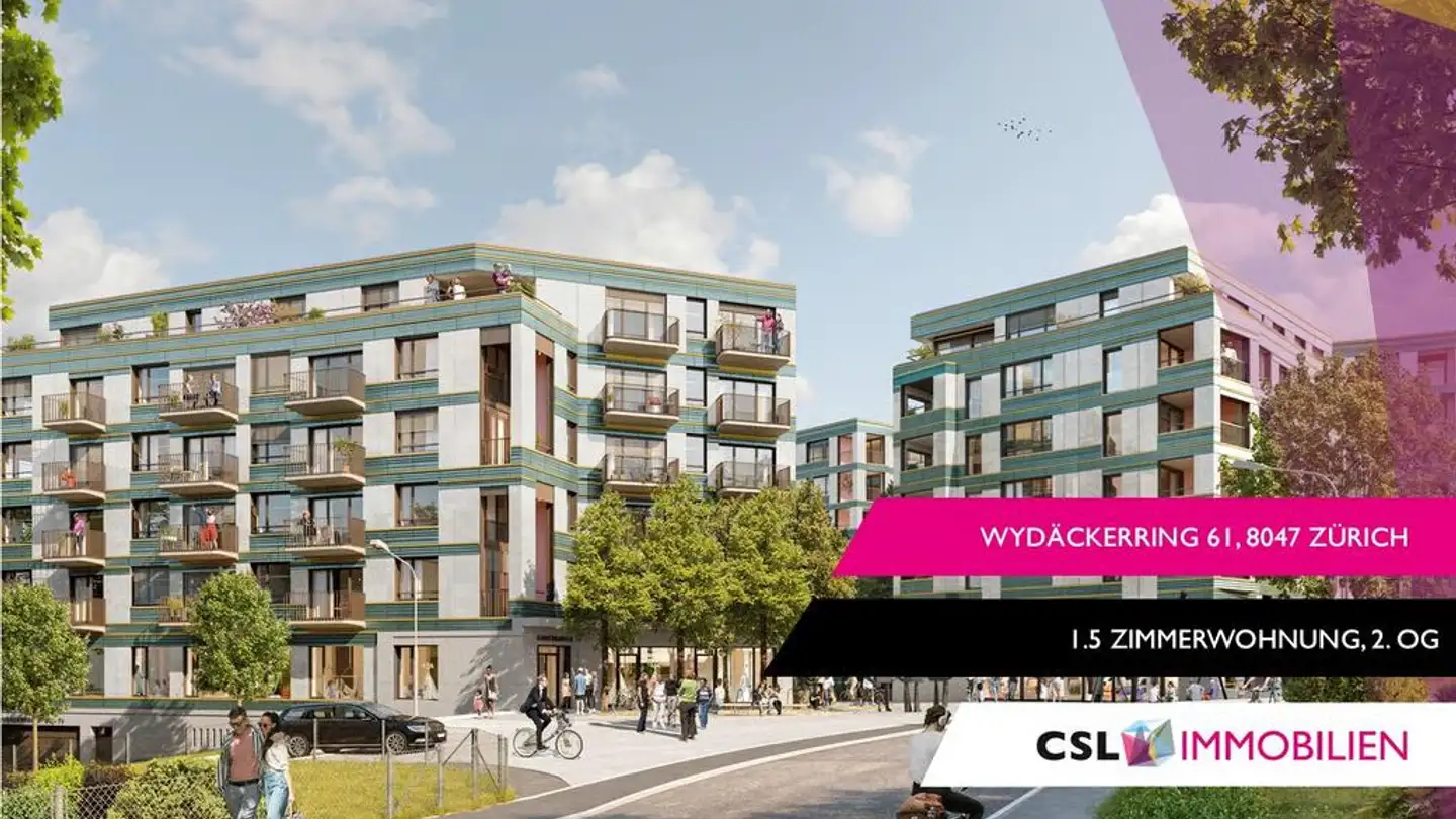 Wohnung mieten - Wydäckerring 61, 8047 Zürich