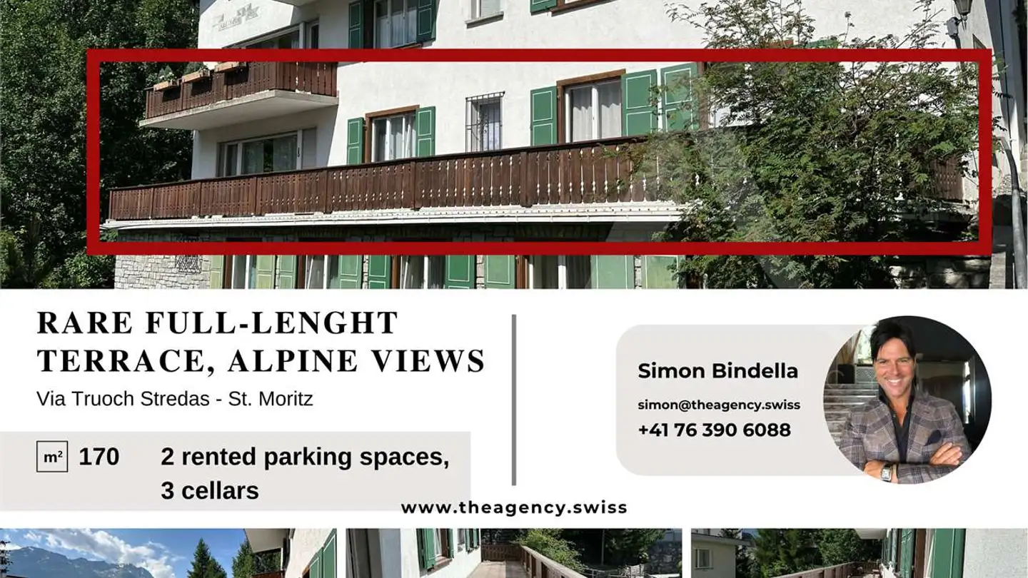 Appartement meublé à vendre - Truoch Stredas 2, 7500 St. Moritz - Photo 2