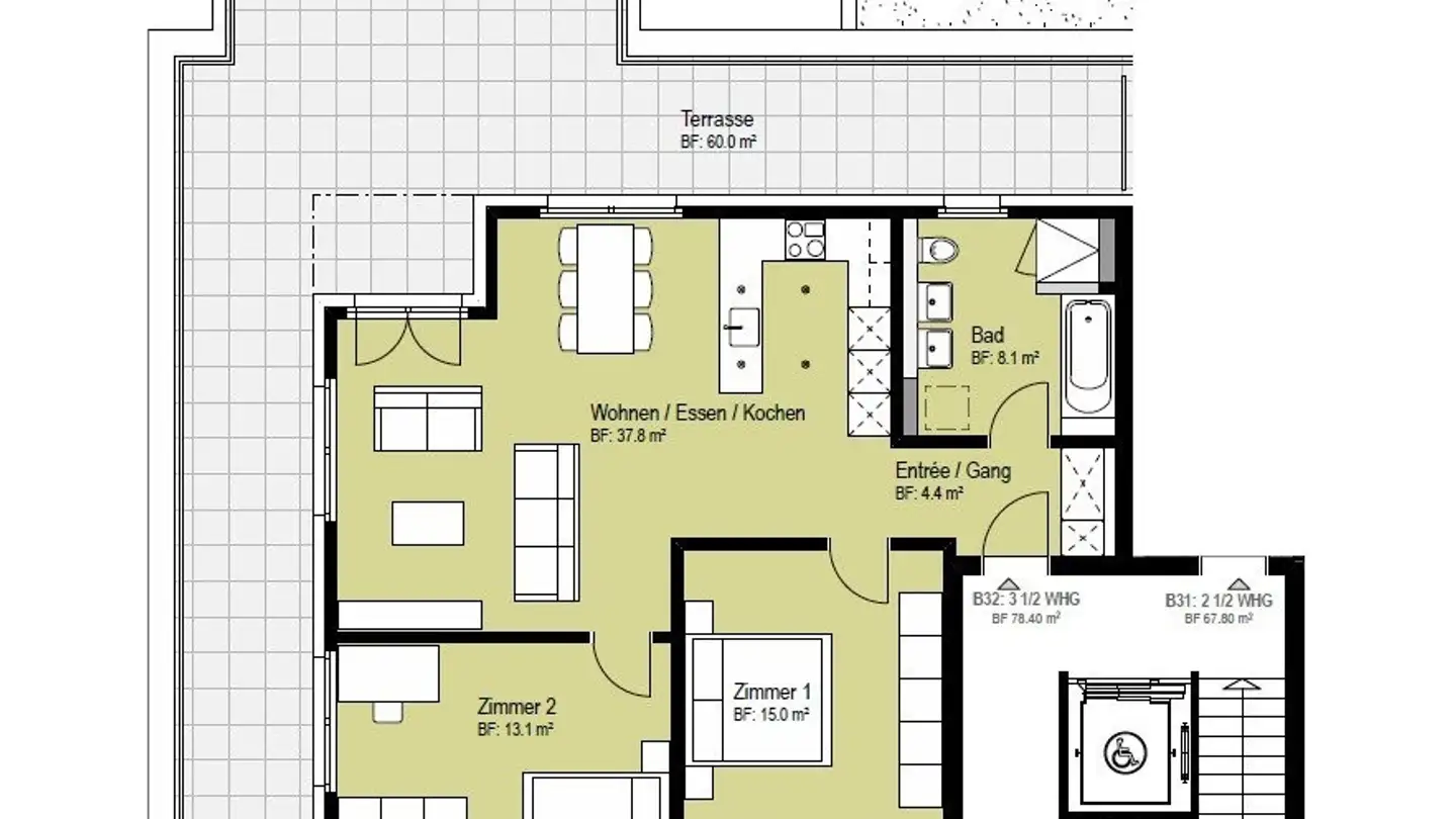 Wohnung mieten - Flawilerstrasse 23, 9113 Degersheim
