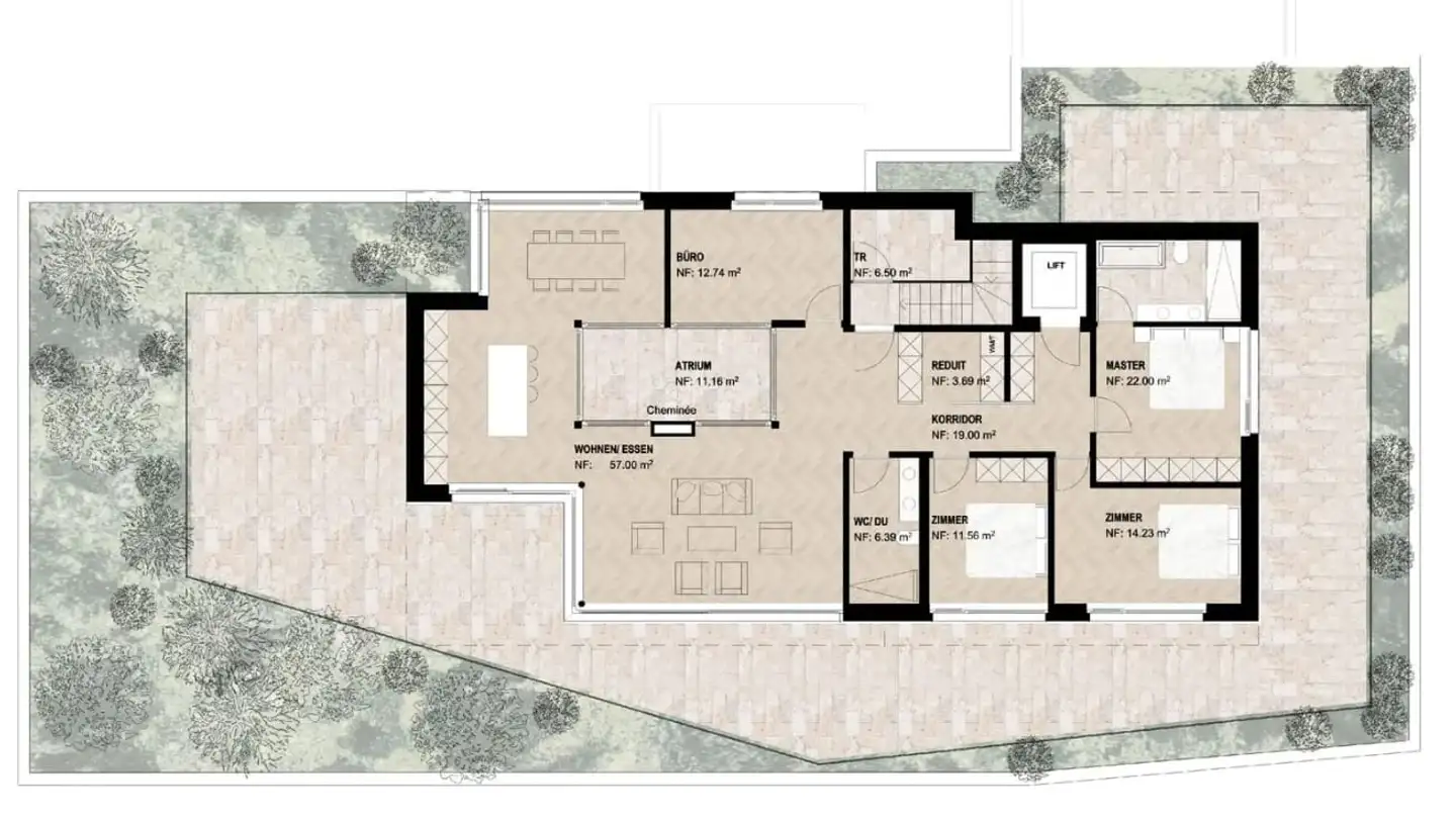 Penthouse kaufen - Sonnenbergstrasse 47, 5734 Reinach AG - Foto 2