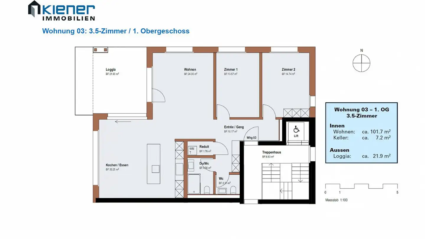 Appartamento in affitto - Ligschwilring 37, 6280 Urswil - Foto 3