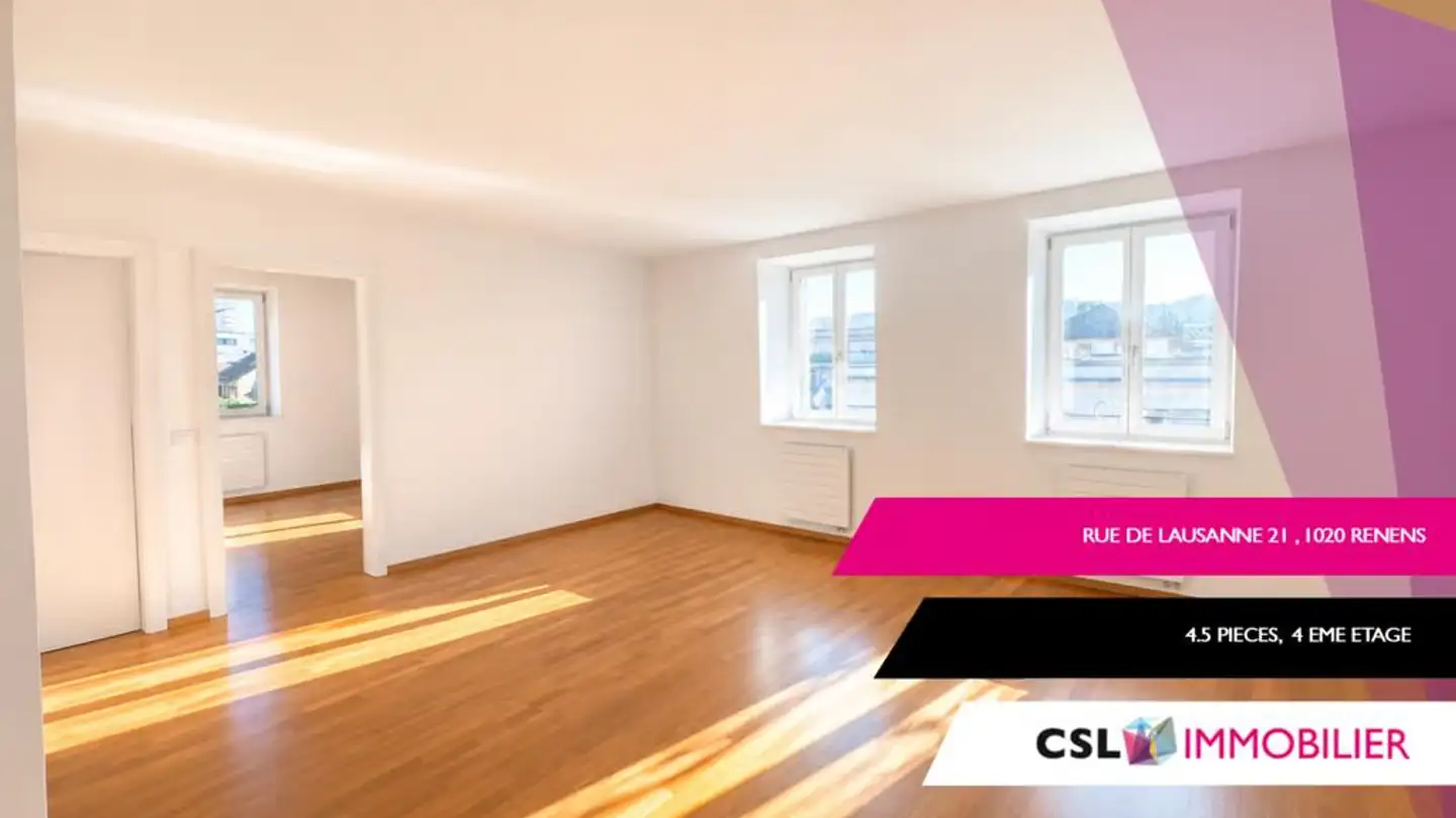 Wohnung mieten - Rue De Lausanne 21, 1020 Renens VD