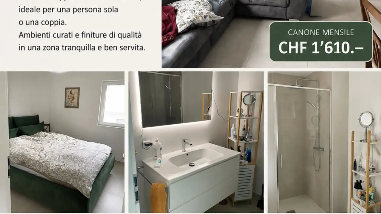 Apartment for rent - Via Orio 7, 6946 Ponte Capriasca