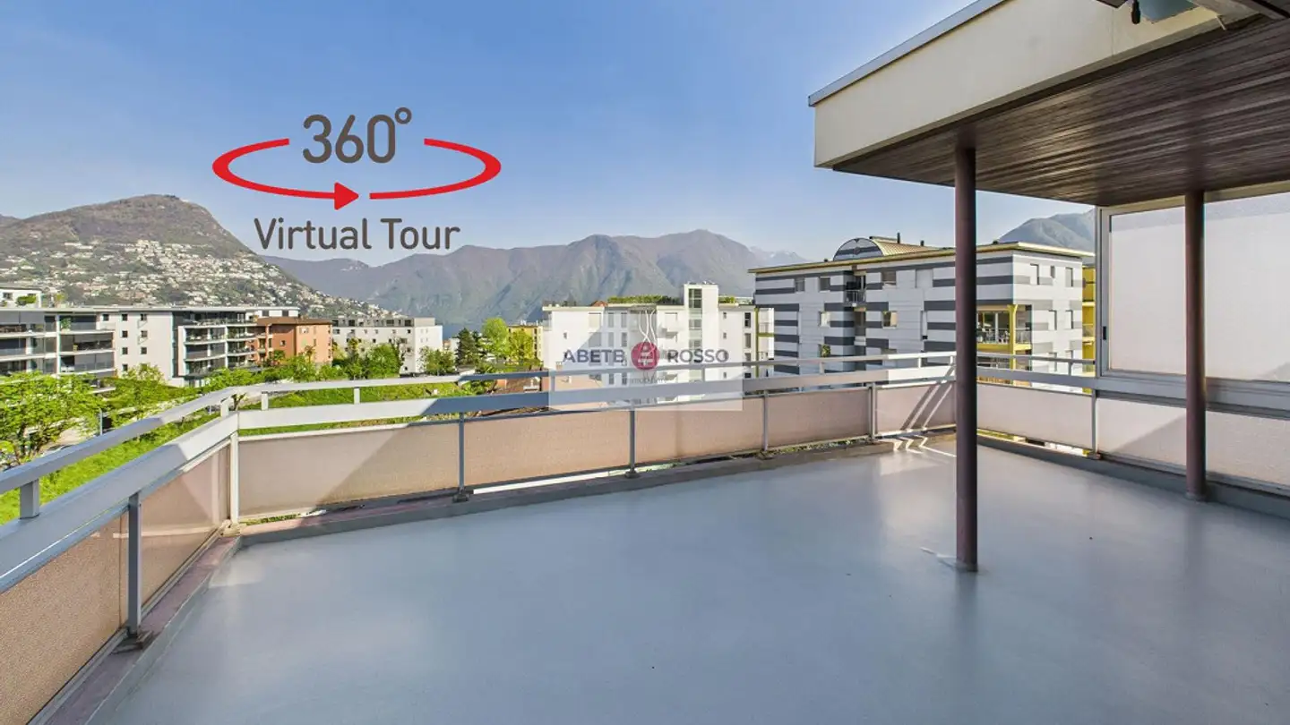 Penthouse mieten - Via Al Ponte 31, 6900 Massagno