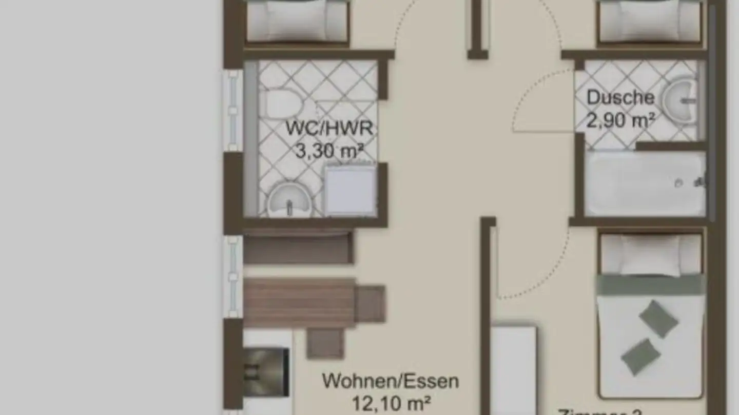 Single room for rent - 8820 Wädenswil - Photo 2