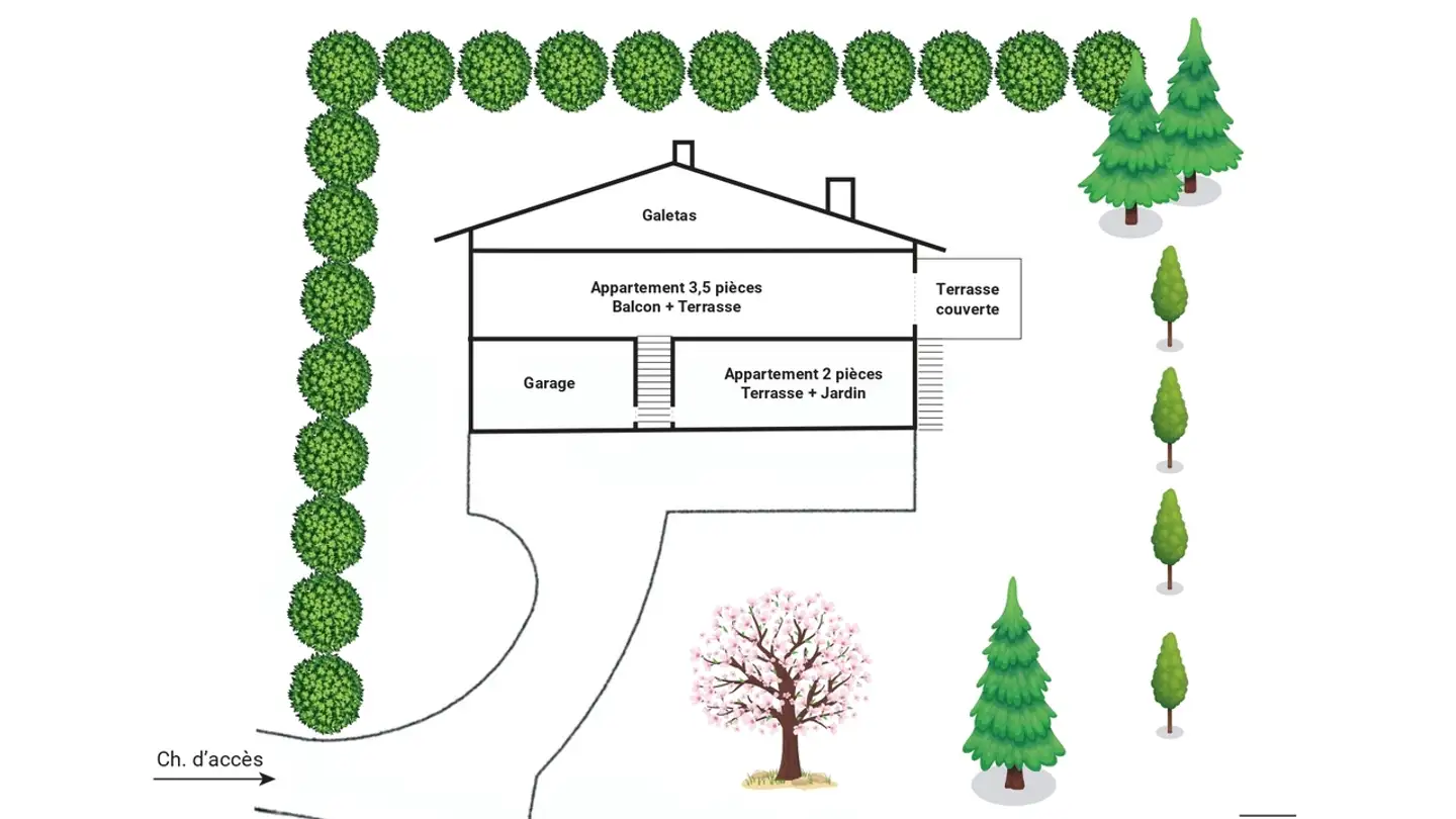 Maison individuelle à vendre - Fenin, 2063 Fenin - Photo 2