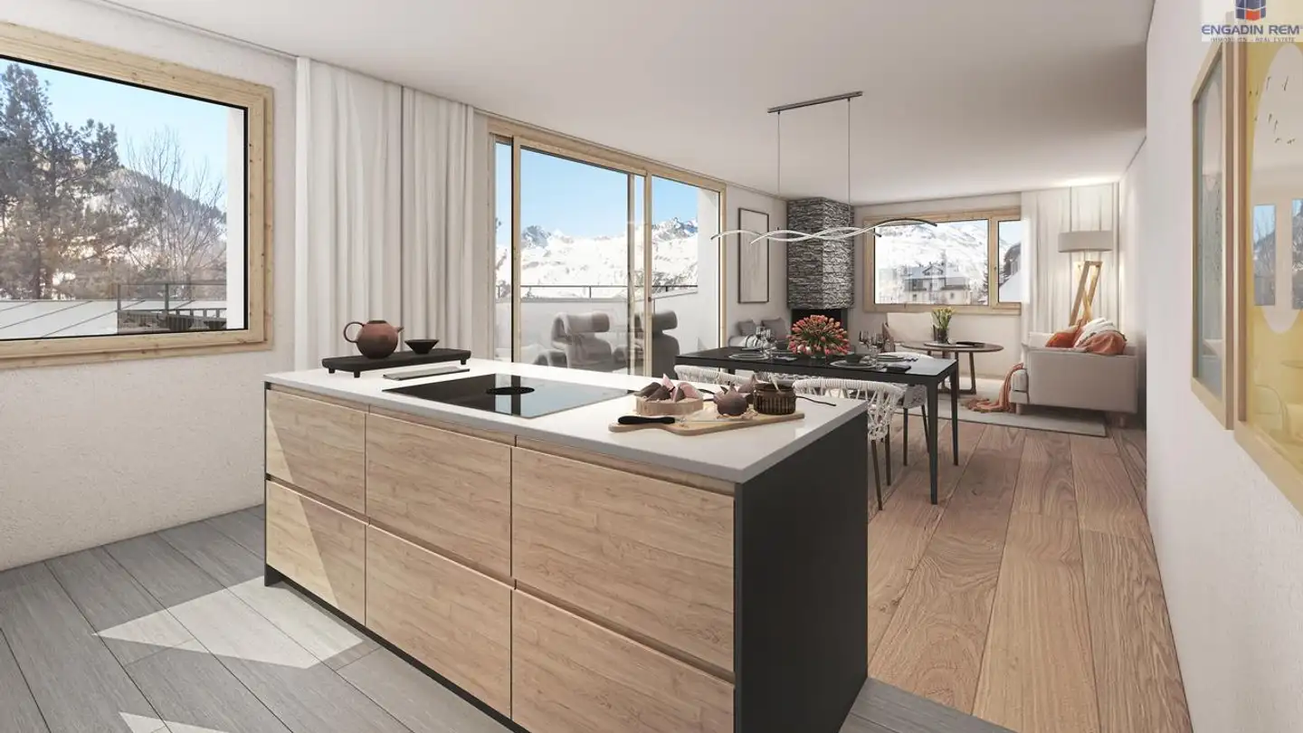 Appartamento in vendita - Via Maistra 225, 7504 Pontresina