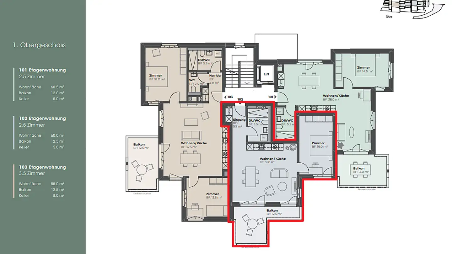 Apartment for rent - Russikerstrasse 4, 8320 Fehraltorf - Photo 3