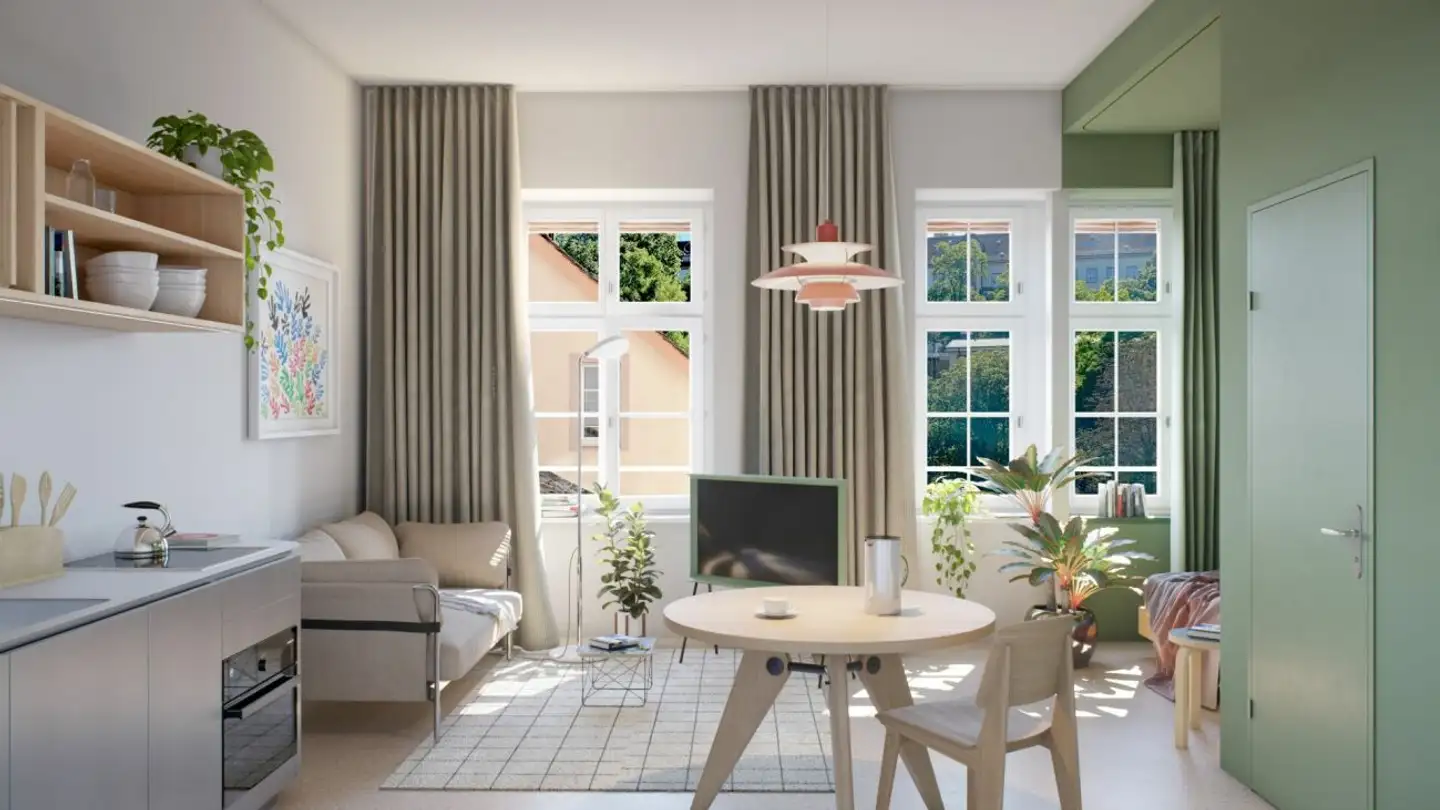 Appartement meublé à louer - St. Alban-Rheinweg 74, 4052 Basel