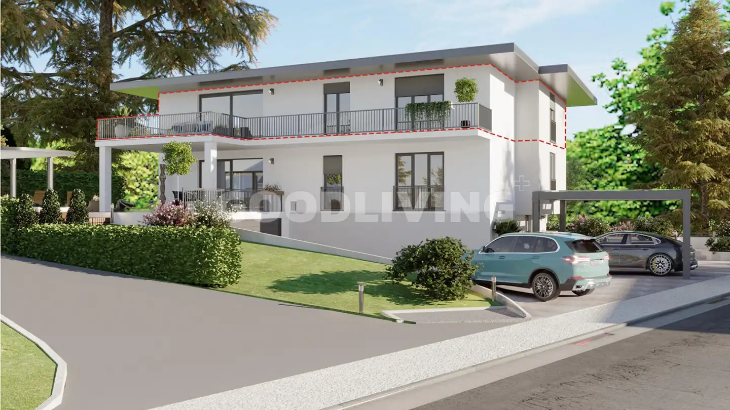 Dachgeschosswohnung mieten - Haldenweg 11, 8153 Rümlang