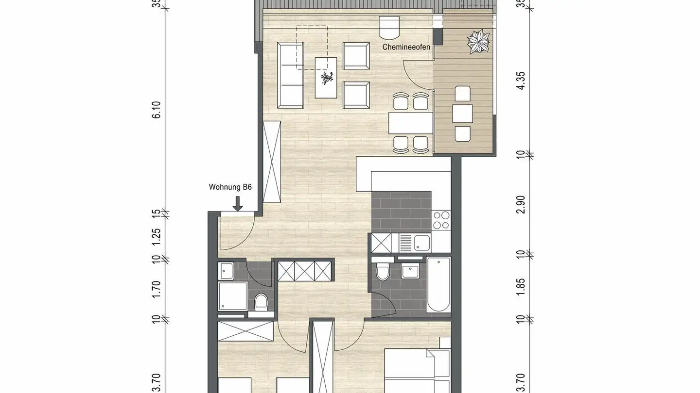 Attique à louer - Wolhuserstrasse 18, 6122 Menznau - Photo 2