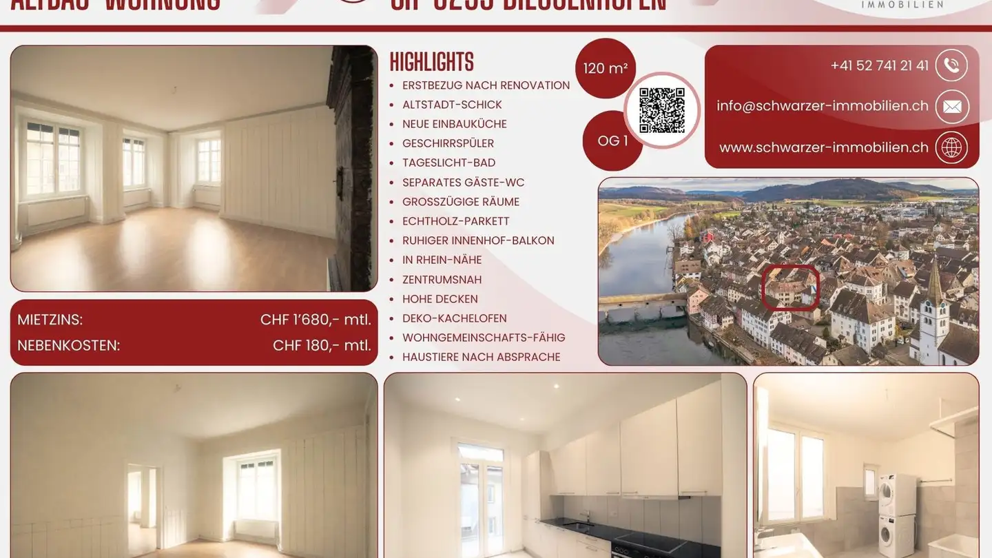 Wohnung mieten - Hintergasse 7, 8253 Diessenhofen - Foto 2