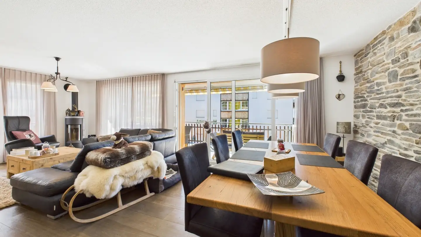 Furnished apartment for sale - 3925 Grächen - Photo 2