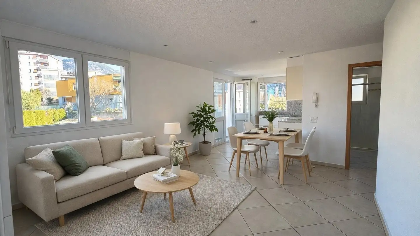 Appartement à louer - Via San Paolo 19, 6517 Arbedo