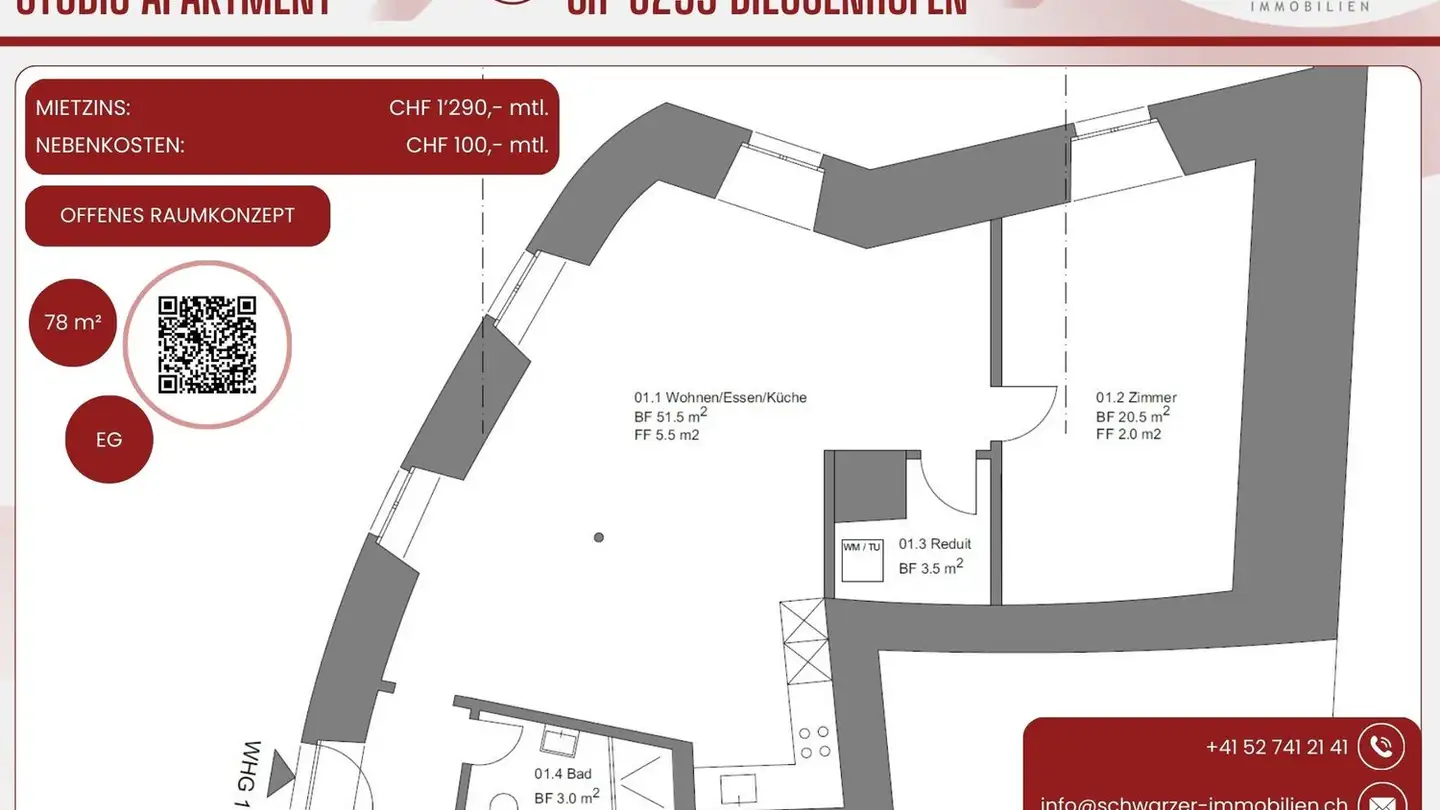 Workshop for rent - Hintergasse 7, 8253 Diessenhofen - Photo 3