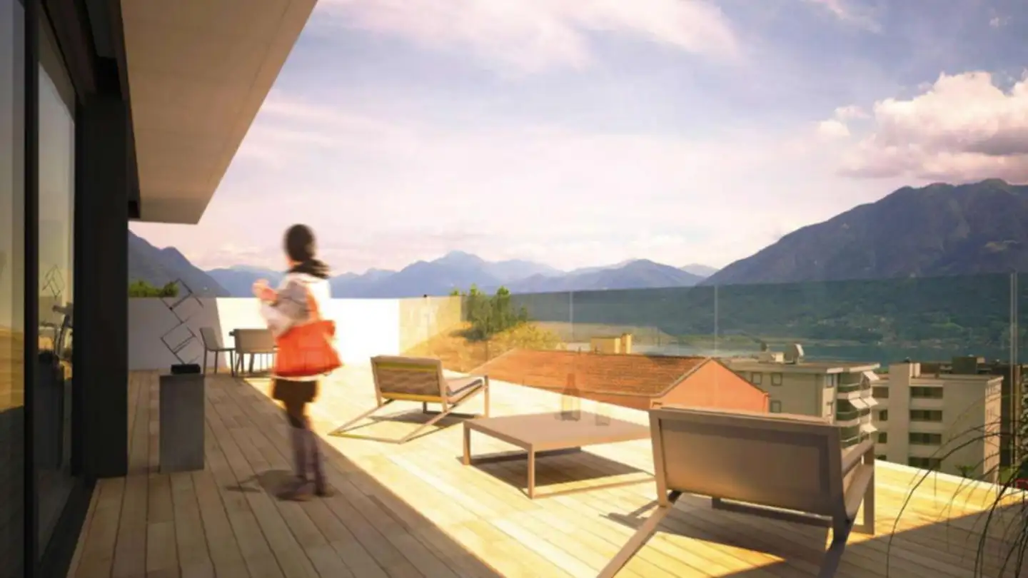 Penthouse for sale - Via Mezzaro 17, 6648 Minusio