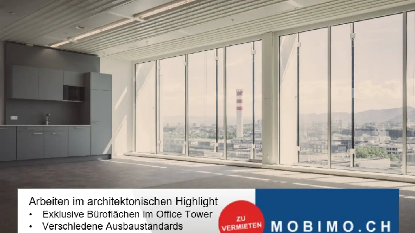 Bürofläche mieten - Hardturmstrasse, 8005 Zürich