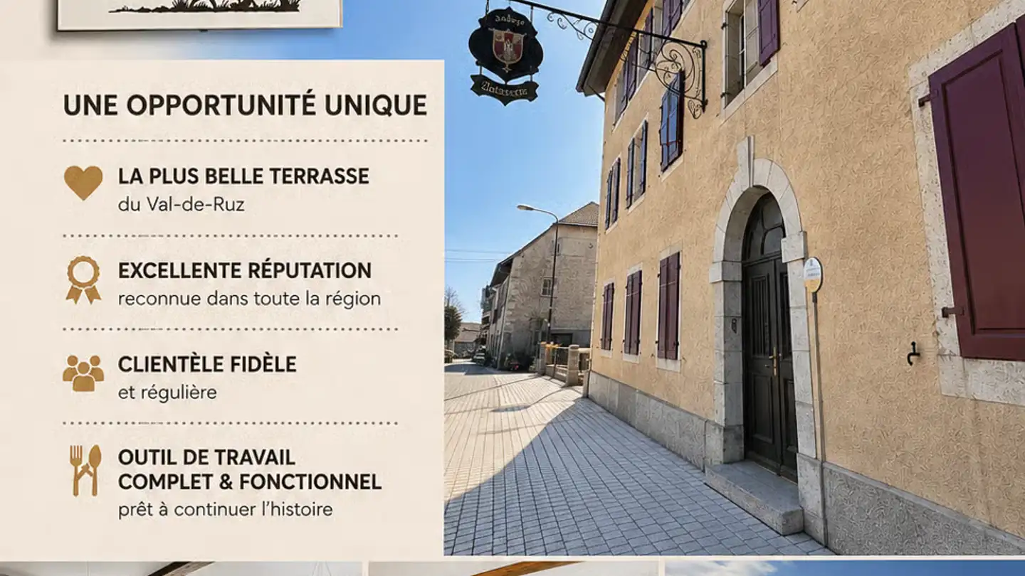 Gewerbe mieten - Rue Léo-Châtelain, 2063 Fenin