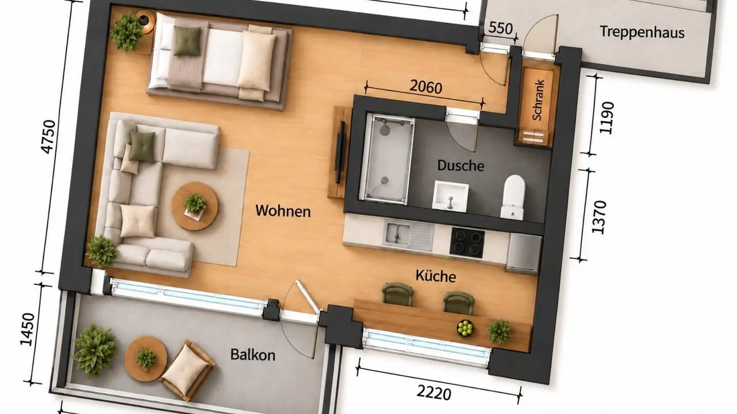 Wohnung mieten - Eschenweg 2, 3645 Gwatt (Thun)