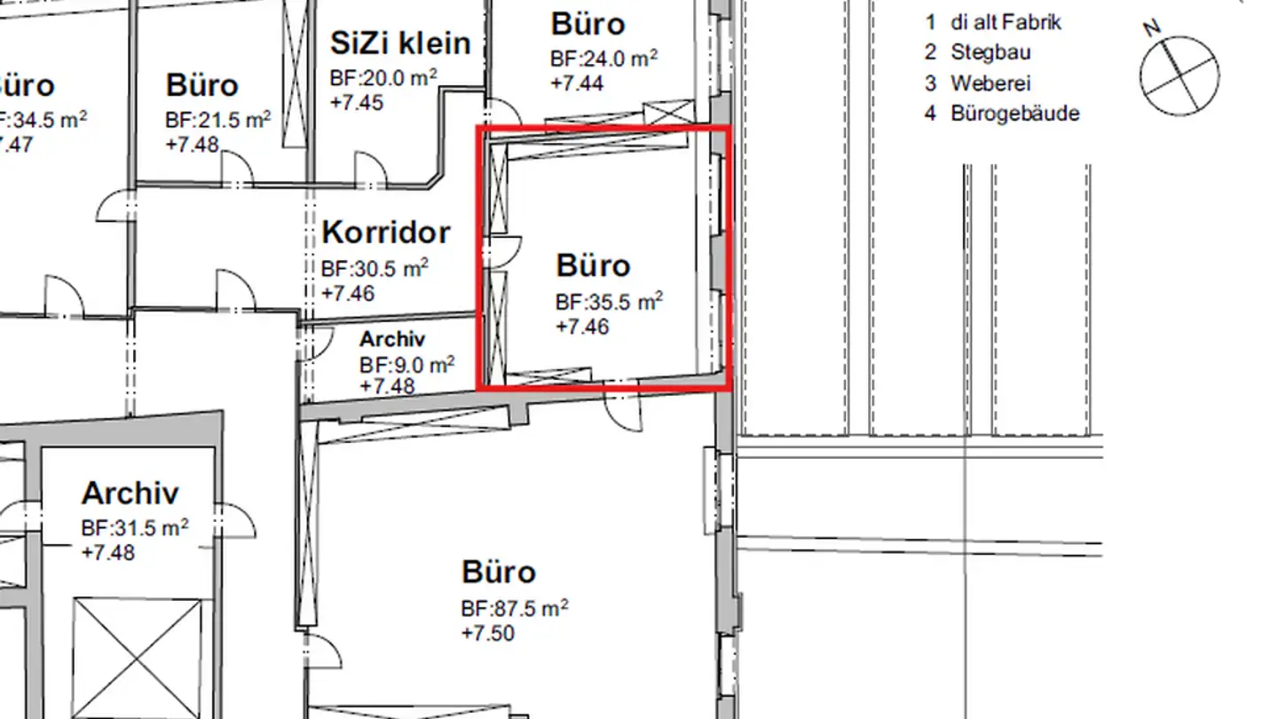 Spazio ufficio in affitto - Florhofstrasse 13, 8820 Wädenswil - Photo 3