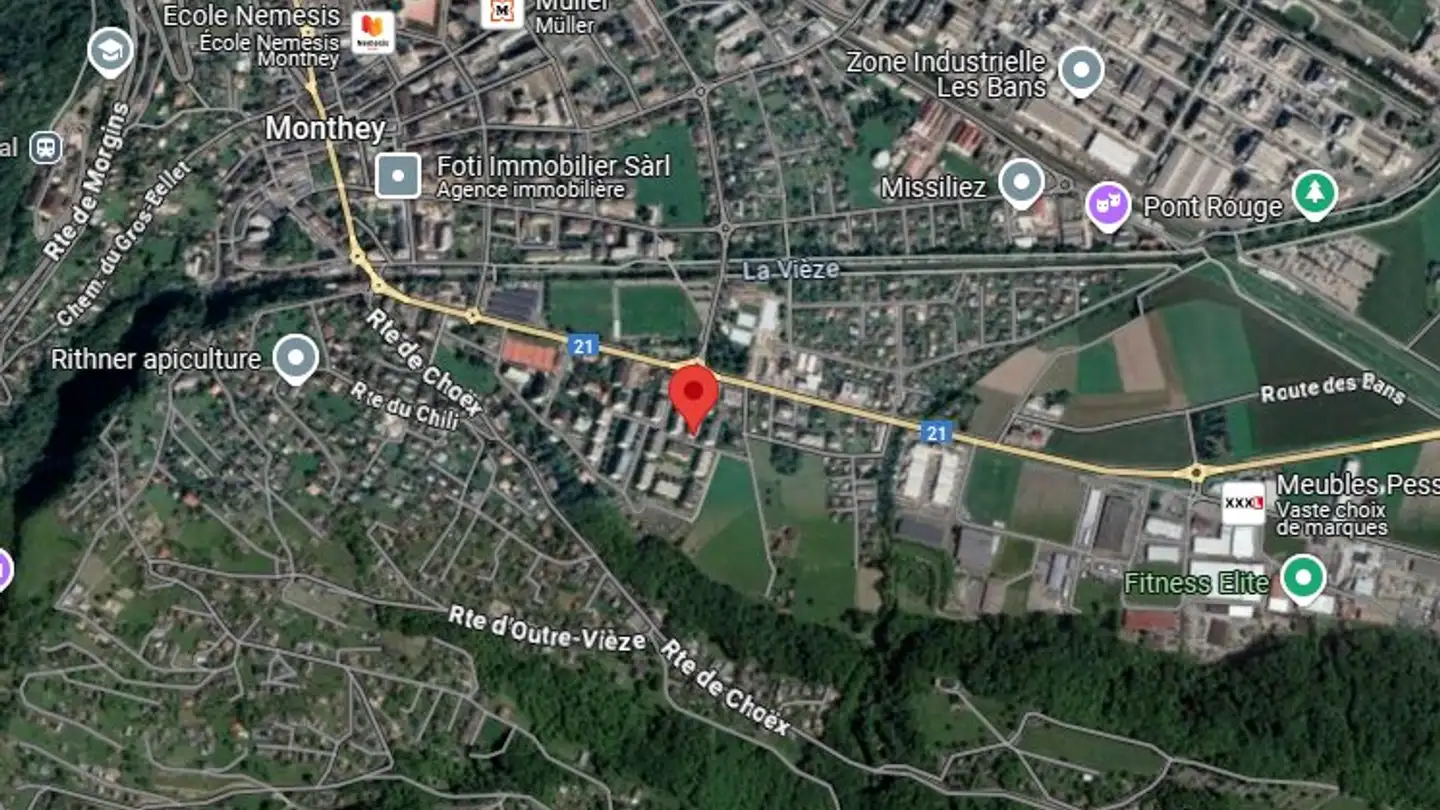 Immeuble mixte à louer - Avenue Du Simplon 36d, 1870 Monthey