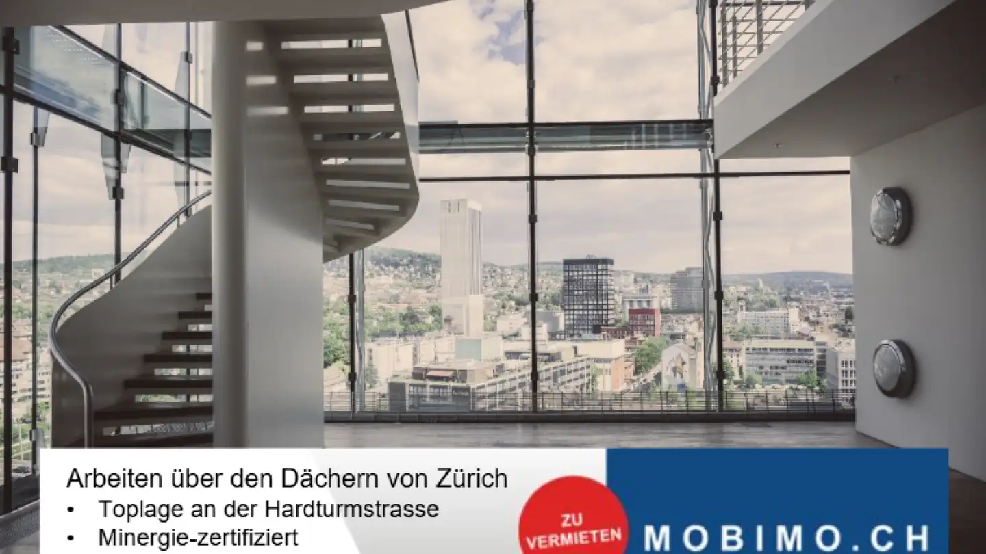 Bürofläche mieten - Hardturmstrasse, 8005 Zürich
