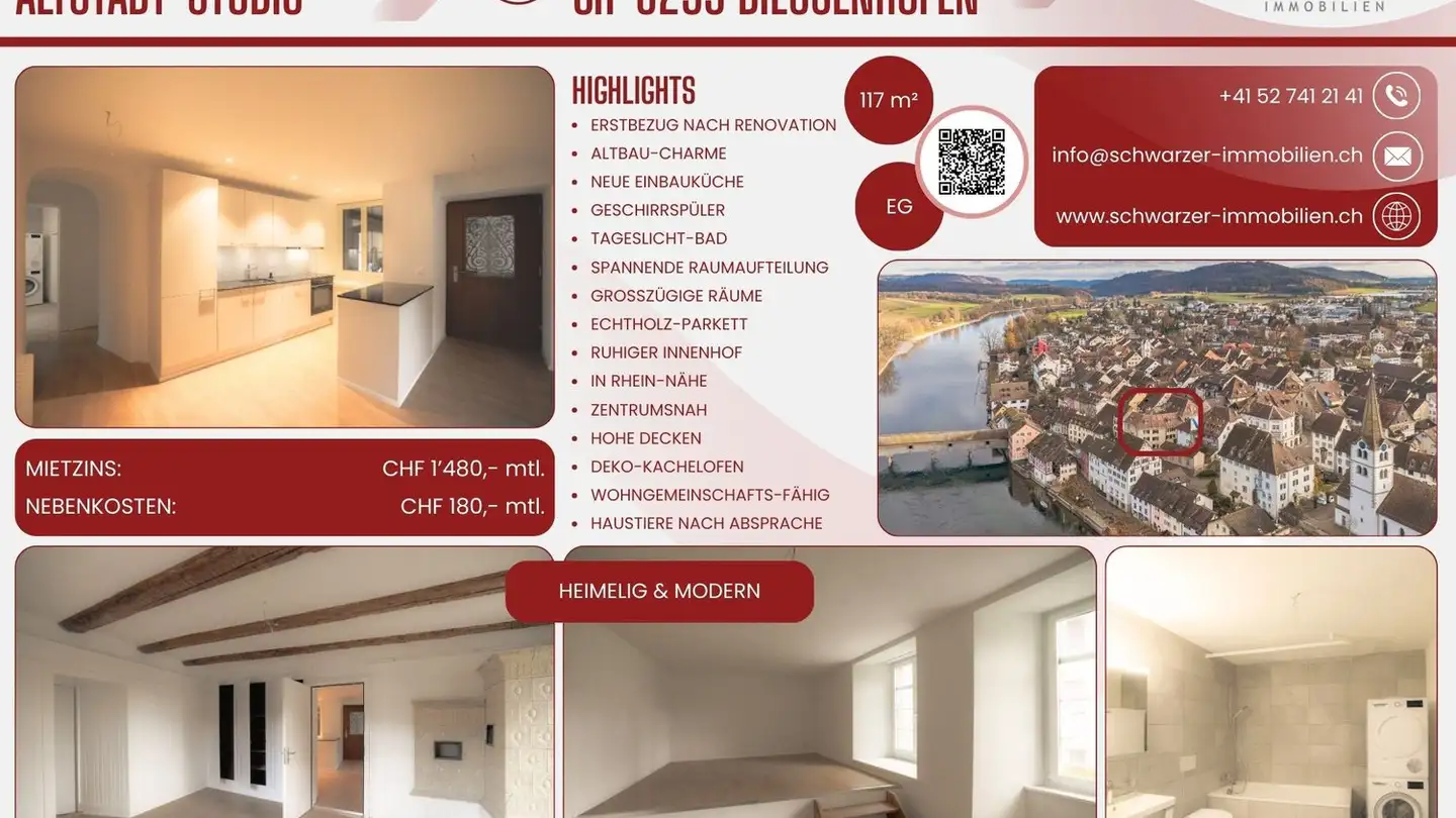 Wohnung mieten - Hintergasse 7, 8253 Diessenhofen - Foto 2