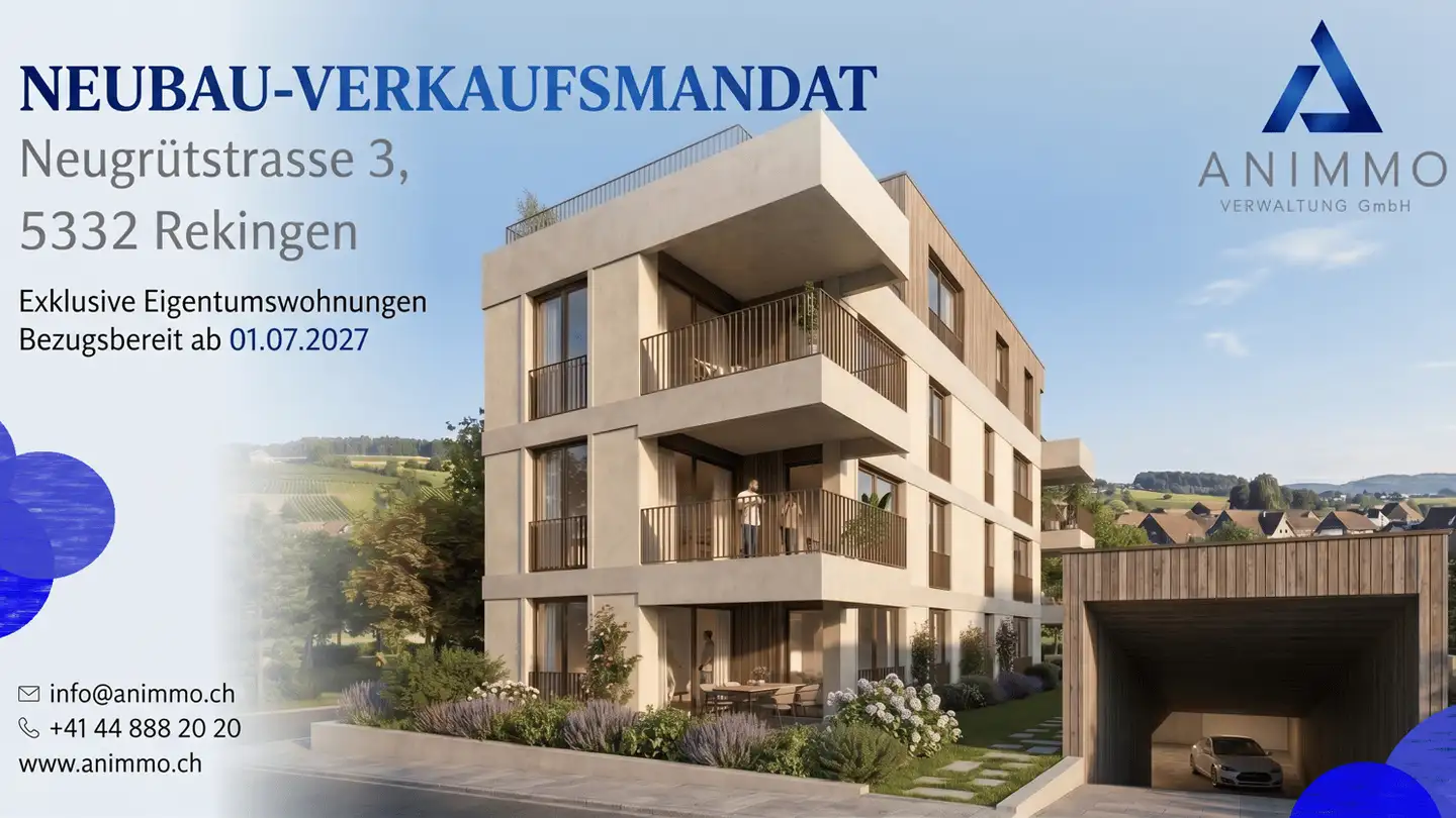 Apartment for sale - Neugrütstrasse 3, 5332 Rekingen AG