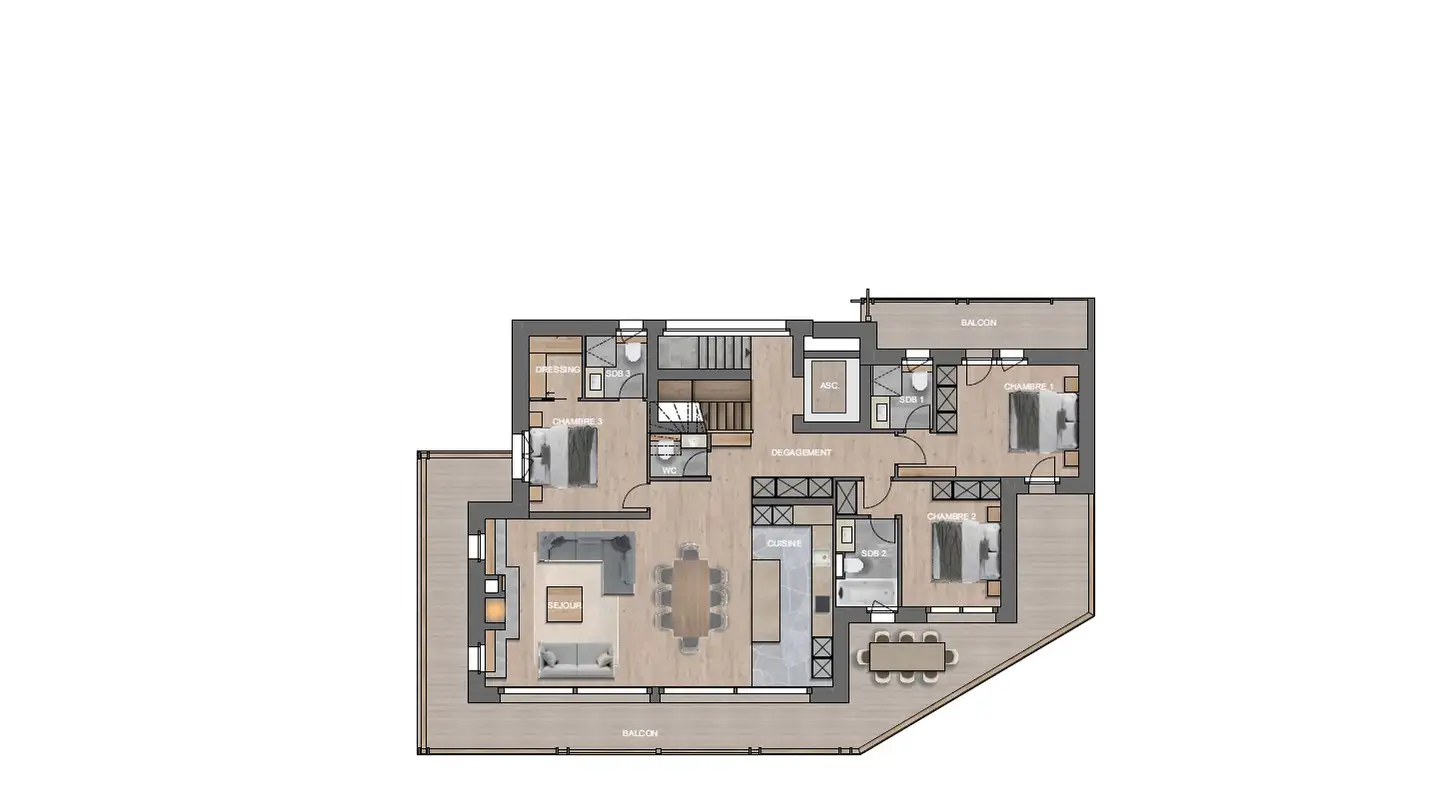 Appartement à vendre - Rue Du Centre Sportif, 1936 Verbier - Photo 3