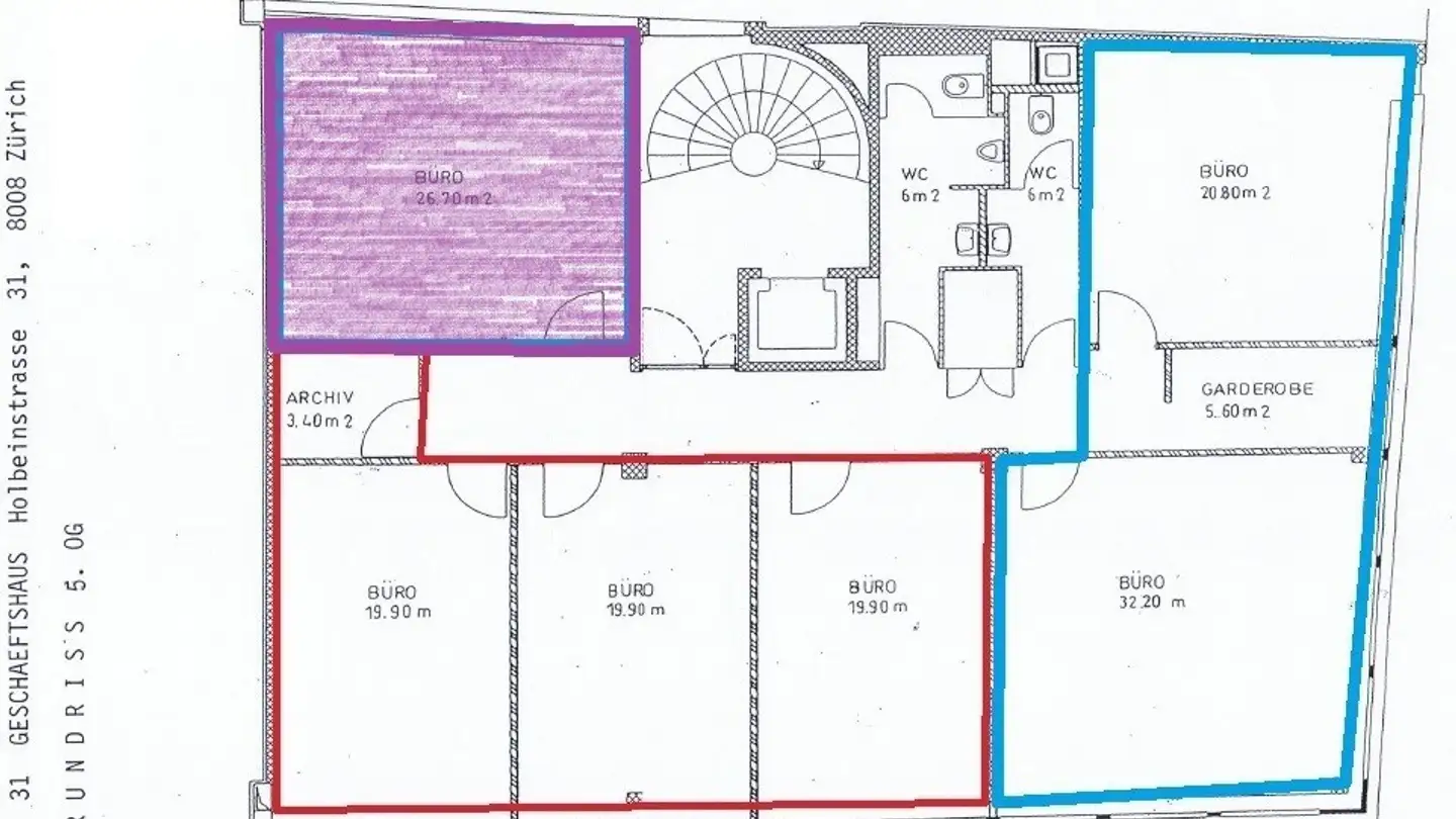 Office space for rent - Holbeinstrasse 31, 8008 Zürich - Photo 3