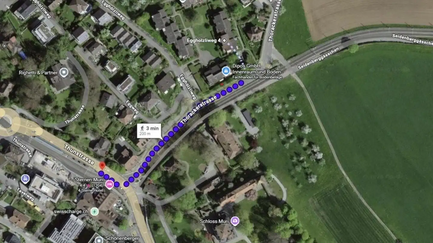 Parcheggio interno per moto in affitto - Egghölzliweg 2, 3074 Muri b. Bern - Foto 2