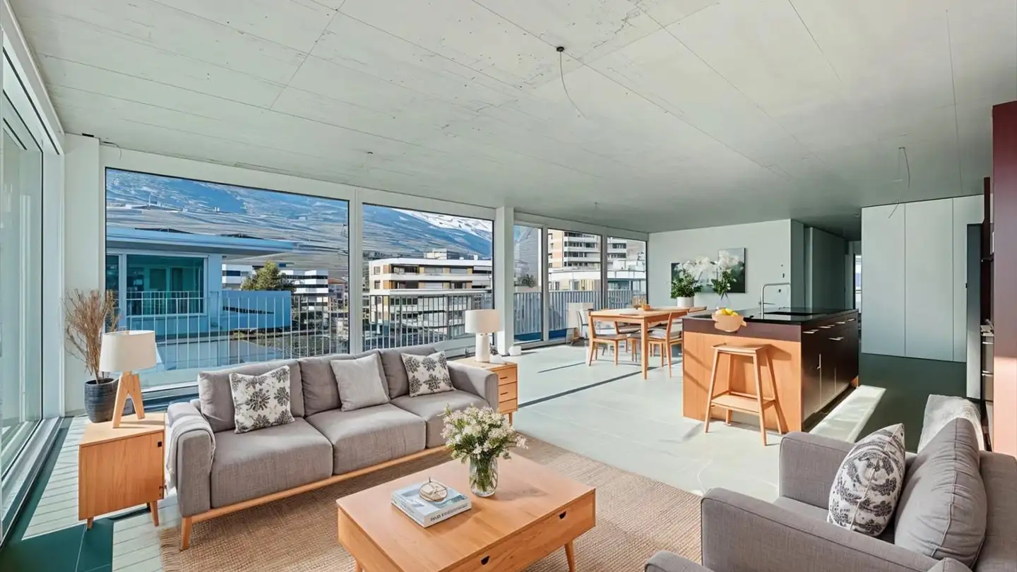 Penthouse for sale - 1964 Conthey